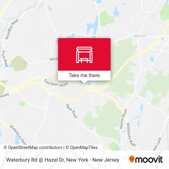 Waterbury Rd @ Hazel Dr map