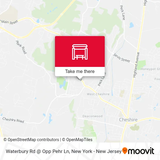 Waterbury Rd @ Opp Pehr Ln map