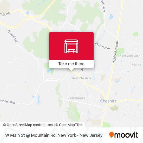 Mapa de W Main St @ Mountain Rd