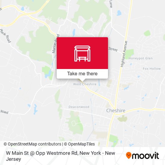W Main St @ Opp Westmore Rd map