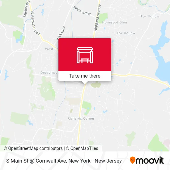 S Main St @ Cornwall Ave map