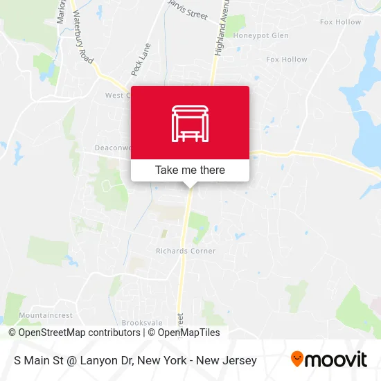 S Main St @ Lanyon Dr map