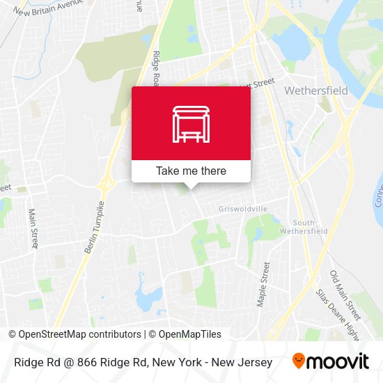 Mapa de Ridge Rd @ 866 Ridge Rd