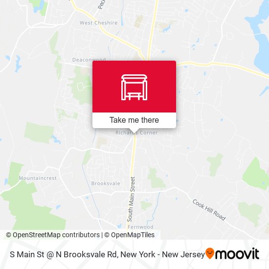 Mapa de S Main St @ N Brooksvale Rd