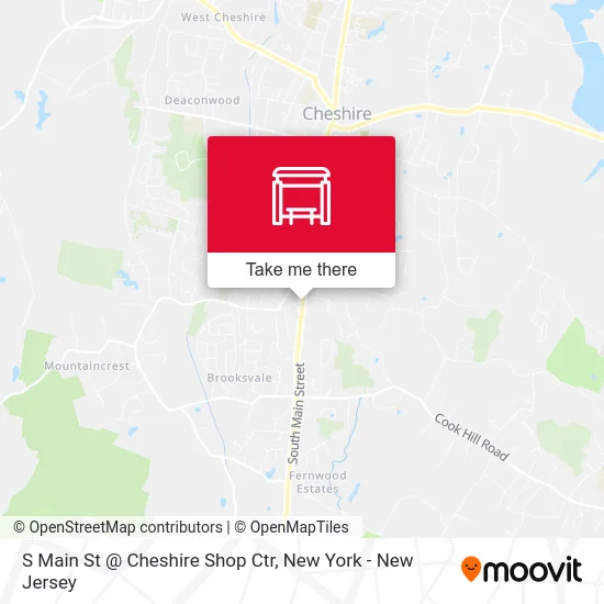 S Main St @ Cheshire Shop Ctr map