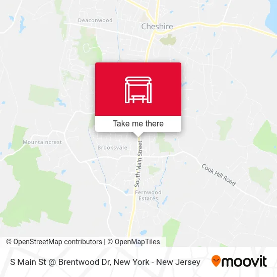 S Main St @ Brentwood Dr map