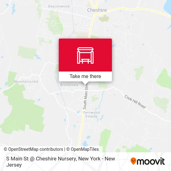 S Main St @ Cheshire Nursery map