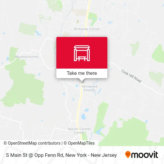 S Main St @ Opp Fenn Rd map