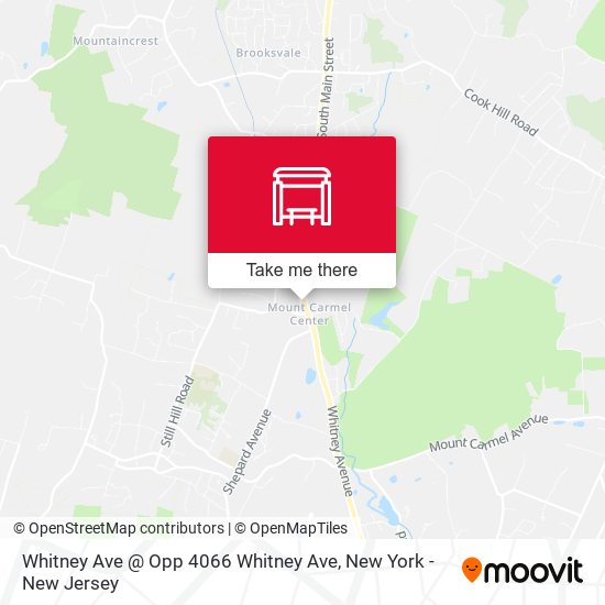Mapa de Whitney Ave @ Opp 4066 Whitney Ave
