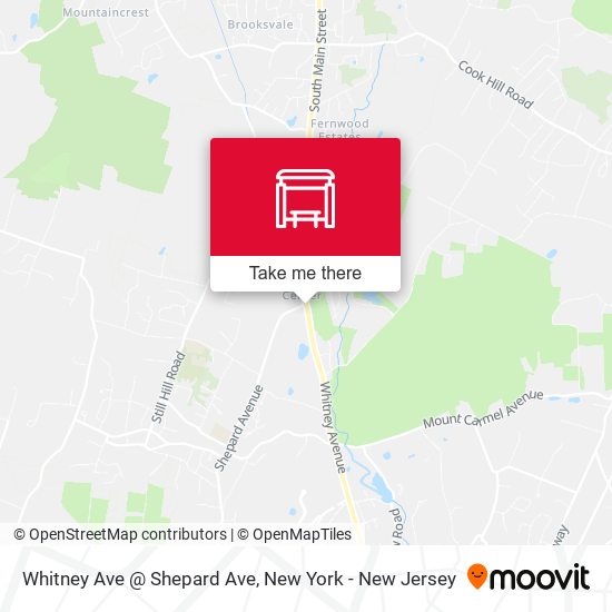 Mapa de Whitney Ave @ Shepard Ave