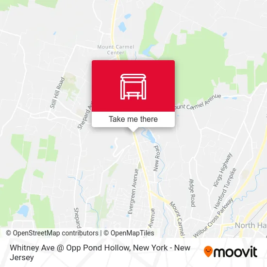 Whitney Ave @ Opp Pond Hollow map