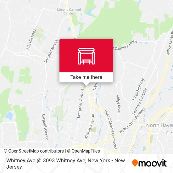 Whitney Ave @ 3093 Whitney Ave map