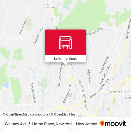 Whitney Ave @ Home Place map