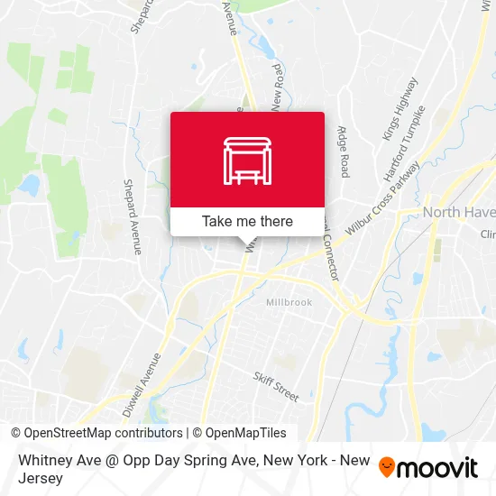 Whitney Ave @ Opp Day Spring Ave map