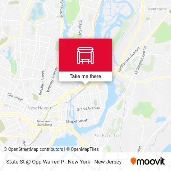 State St @ Opp Warren Pl map