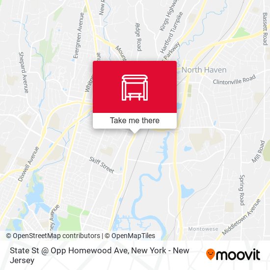 State St @ Opp Homewood Ave map