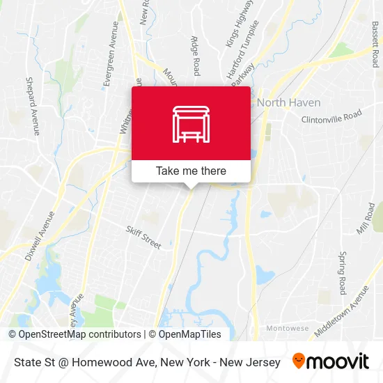 State St @ Homewood Ave map