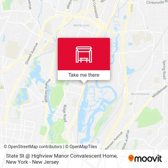 State St @ Highview Manor Convalescent Home map