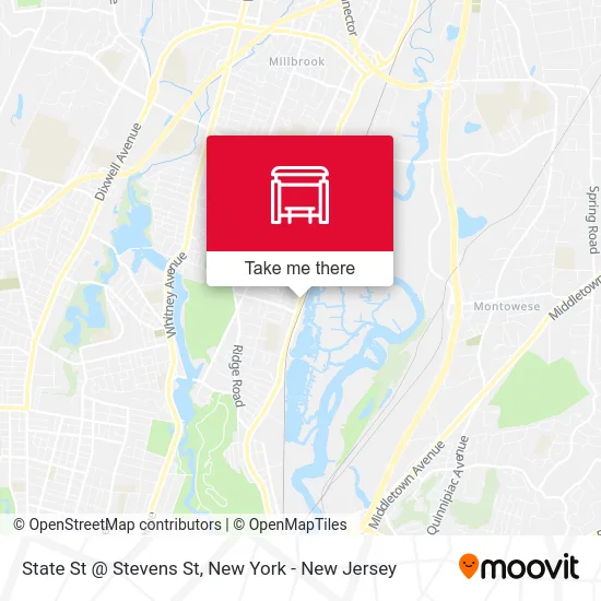 State St @ Stevens St map