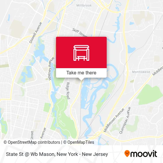 State St @ Wb Mason map