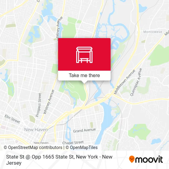 State St @ Opp 1665 State St map