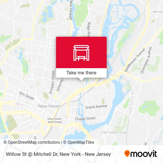 Willow St @ Mitchell Dr map