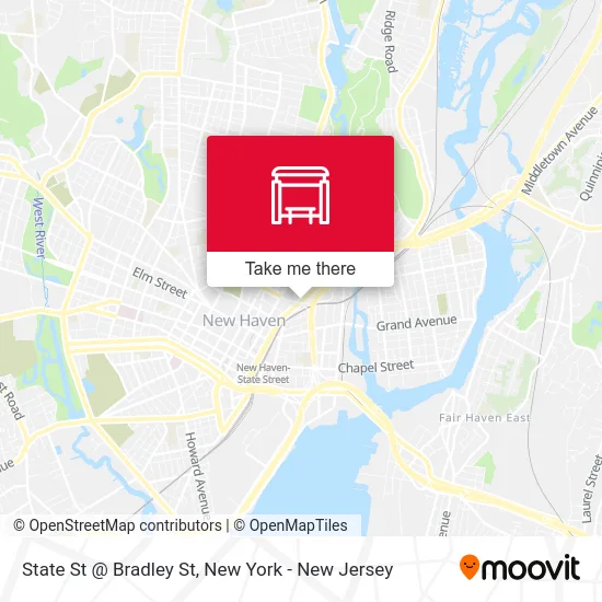 State St @ Bradley St map