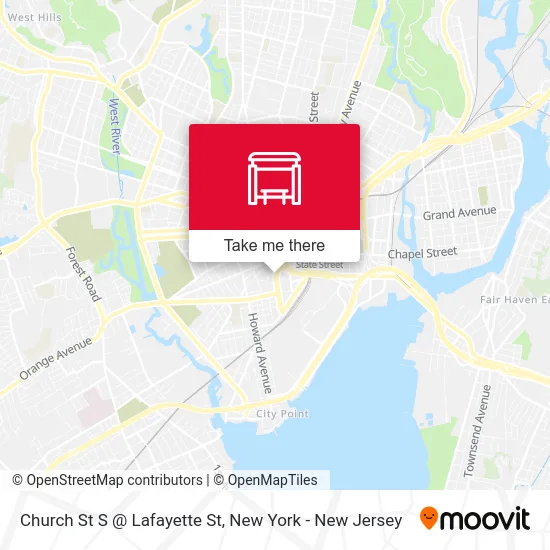 Church St S @ Lafayette St map