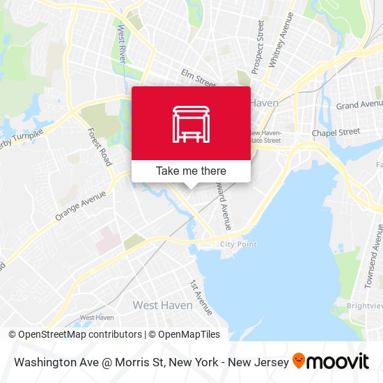 Mapa de Washington Ave @ Morris St