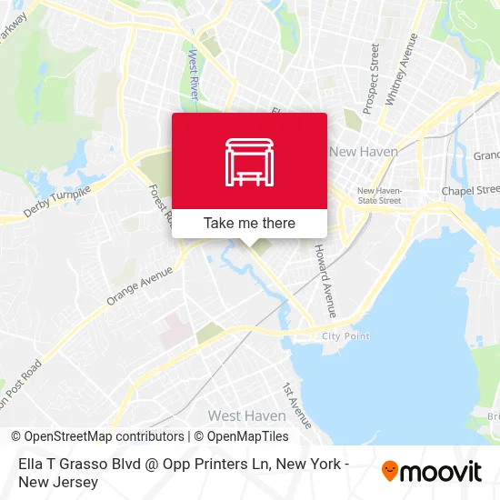 Ella T Grasso Blvd @ Opp Printers Ln map