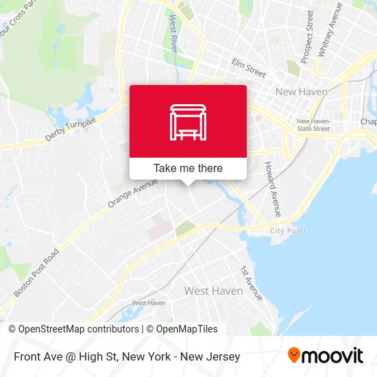 Front Ave @ High St map