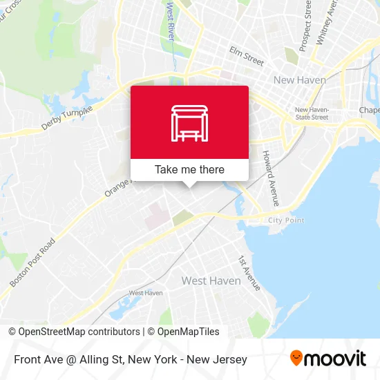 Front Ave @ Alling St map