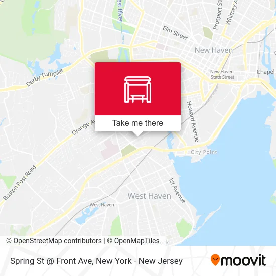 Spring St @ Front Ave map