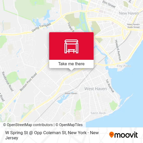 W Spring St @ Opp Coleman St map