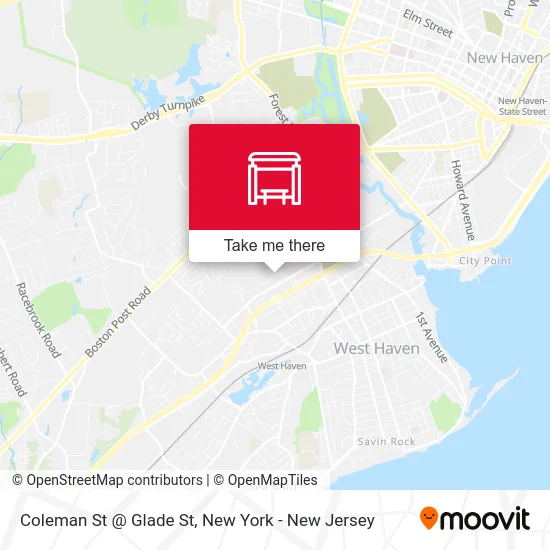 Coleman St @ Glade St map