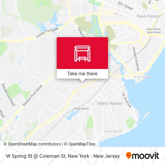 W Spring St @ Coleman St map