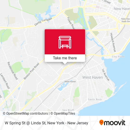 W Spring St @ Linda St map