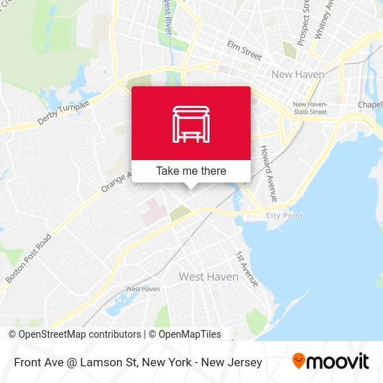 Front Ave @ Lamson St map