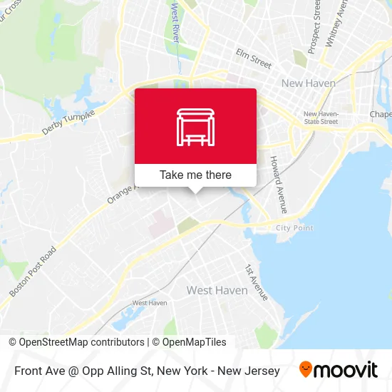 Front Ave @ Opp Alling St map