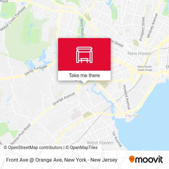 Front Ave @ Orange Ave map