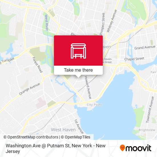 Mapa de Washington Ave @ Putnam St