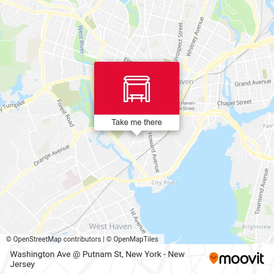Washington Ave @ Putnam St map