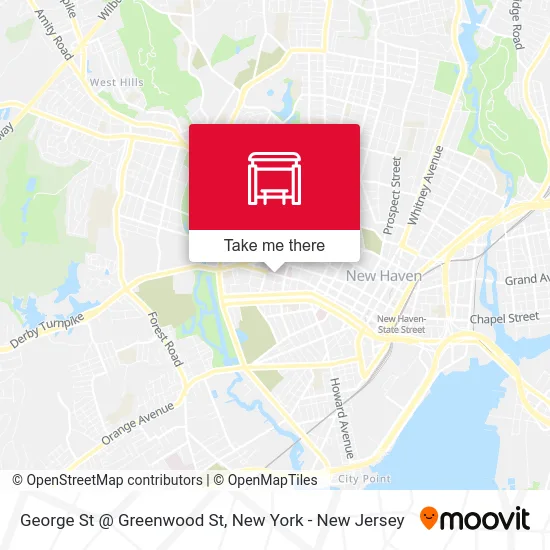 George St @ Greenwood St map