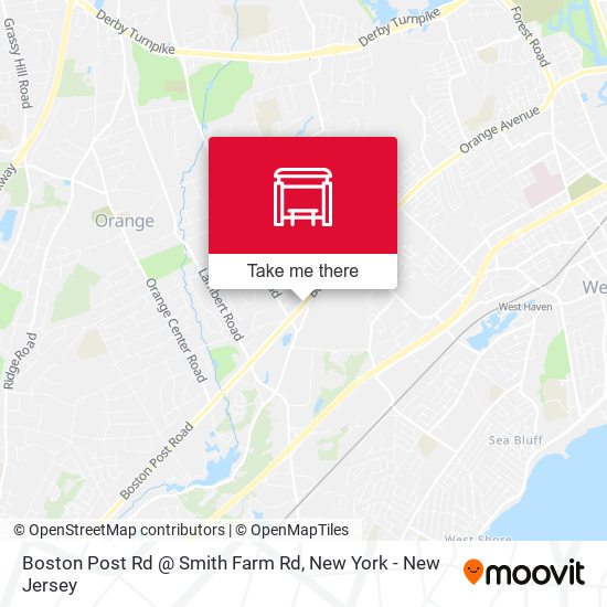 Boston Post Rd @ Smith Farm Rd map