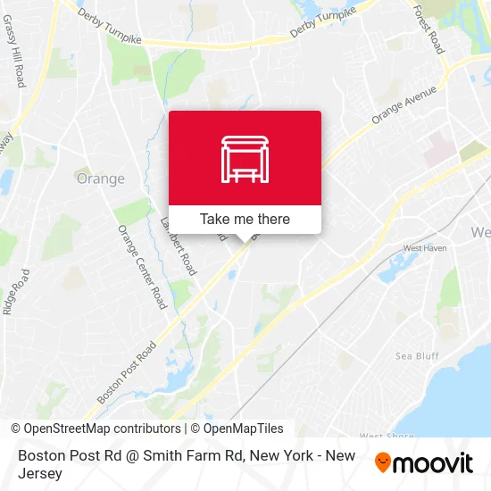Boston Post Rd @ Smith Farm Rd map