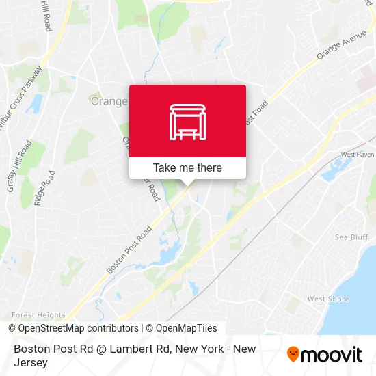 Boston Post Rd @ Lambert Rd map