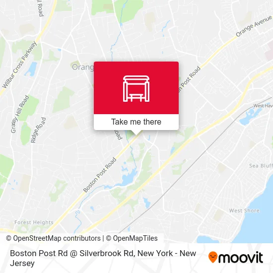 Boston Post Rd @ Silverbrook Rd map