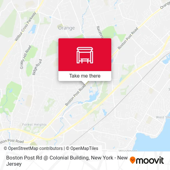 Boston Post Rd @ Colonial Building map