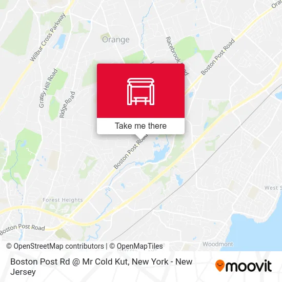 Boston Post Rd @ Mr Cold Kut map