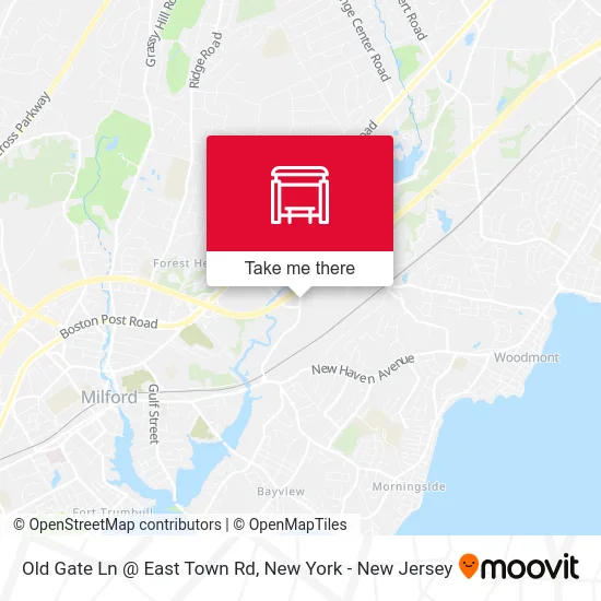 Old Gate Ln @ East Town Rd map